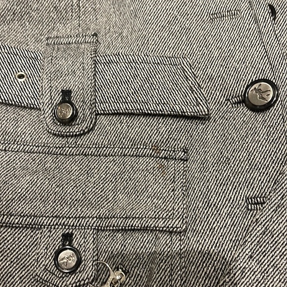 Wool Trench coat with removal fur collar - Picture 8 of 14